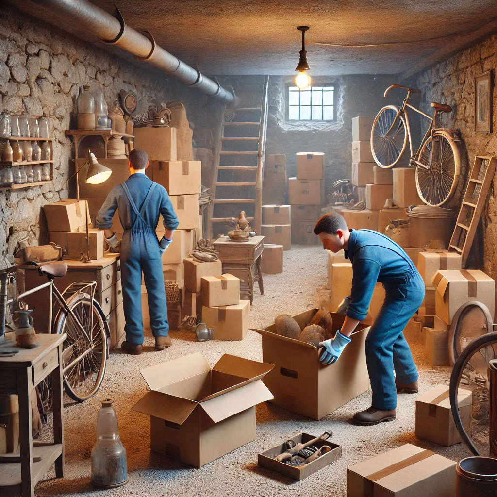 Désencombrement de cave, grenier et garage à Bordeaux