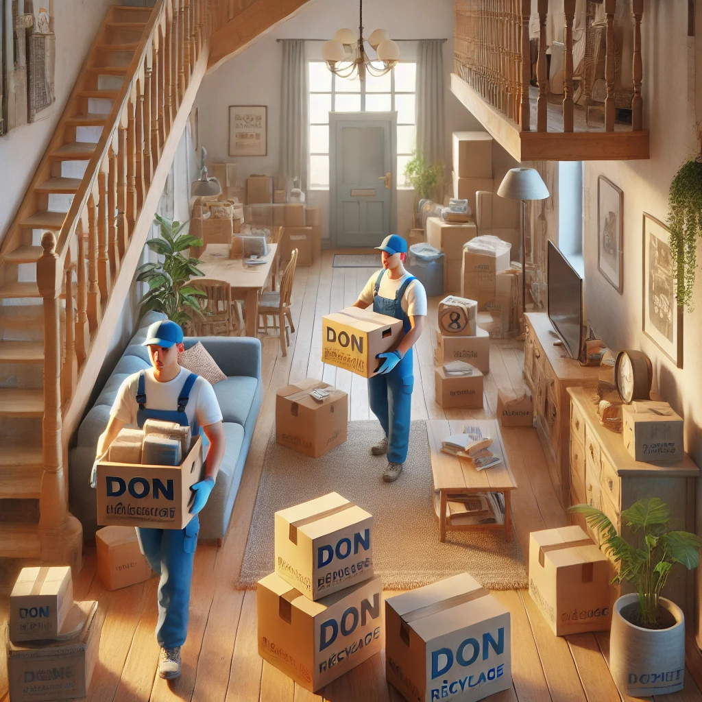 Débarras complet de maison à Bordeaux avec tri, valorisation et recyclage